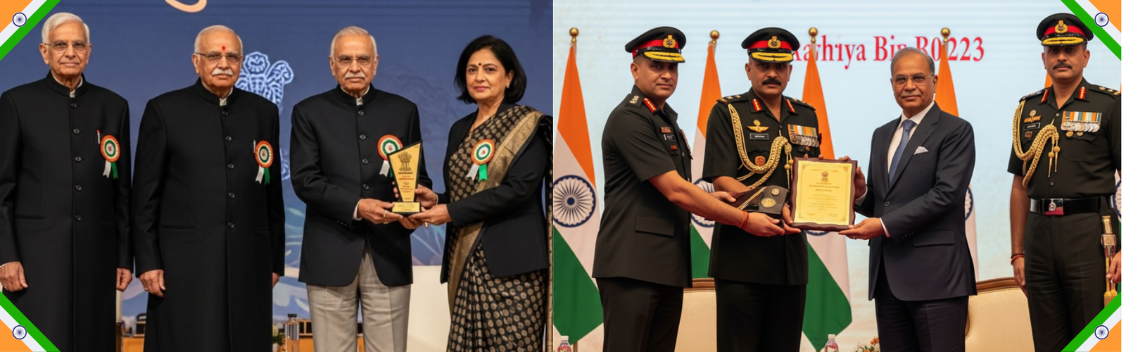 National award ceremony collage